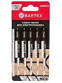 Набор пилок для электролобзика, Bartex, T244D, по дереву, 5 шт, криволинейный рез, 5-50 мм, JSB009 - фото 3