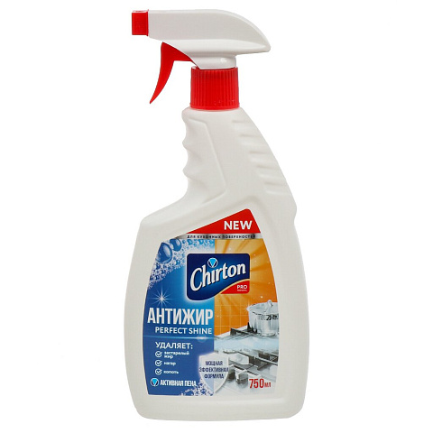 Чистящее средство для кухни, Chirton, Антижир, спрей, 750 мл