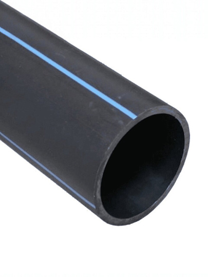 ПНД труба d25х2 мм, питьевая с синей полосой, 100 м, Трубы Черноземья