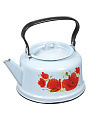 Чайник сталь, эмалированное покрытие, 3.5 л, закатное дно, ручка металлическая, Сибирские товары, в ассортименте, С2713/.6/*44 - фото 5