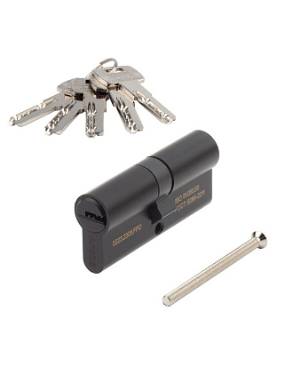 Личинка замка двери Apecs, SM-70-BLM, 33866, 70 мм, черная