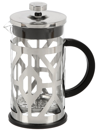 Френч-пресс 1 л, стекло, нержавеющая сталь, RasheL, бакелитовая ручка, М-6310