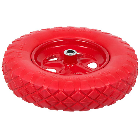 Колесо полиуретан PU, D 85, 4.80-4.00-8, втулка D20 мм