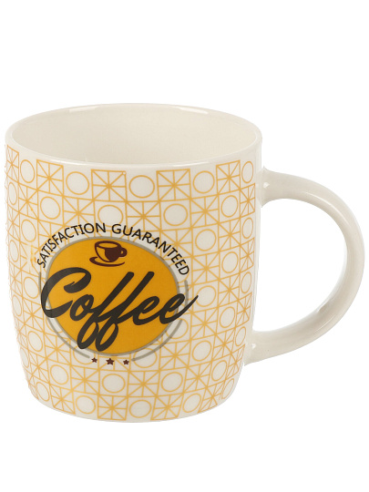 Кружка фарфор, 360 мл, Кофе, МФК, MFK20360, в ассортименте