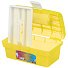 Ящик 28.5х15.5х12.5 см, пластик, Profbox, пластиковый замок, желтый, 610690 - фото 2