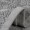 Плед евро, 220х240 см, подарочная коробка, жаккард, 100% хлопок, Karteks, Damask 14, серый - фото 3