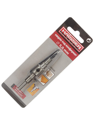 Сверло по дереву, под конфирмат, Haisser, диаметр 5 мм, HS100322