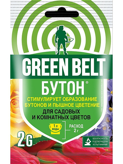 Удобрение Бутон, для цветов, органоминеральное, гранулы, 2 г, Green Belt