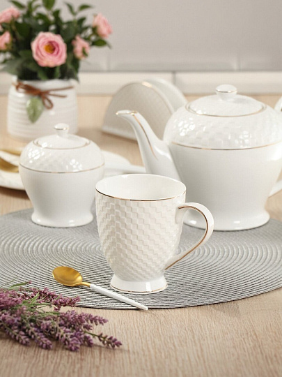 Кружка керамика, 325 мл, Кембридж2, Daniks, Y4-2733