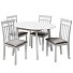 Обеденная группа 90х90 см, стол раскладной до 120 см, 4 стула, нагрузка до 100 кг, Классика, RH 7180-1EXT - фото 2