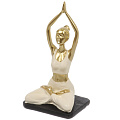 Фигурка декоративная полистоун, Йога, 7х6х13.5 см, A020257