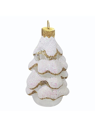 Елочное украшение Елочка, 8 см, прозрачная серия, в подарочной упаковке, ФУ-37/П