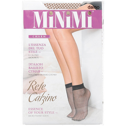 Носки для женщин, Minimi, Rete calzino, daino/загар, 1 пара, сетка, Rete calzino