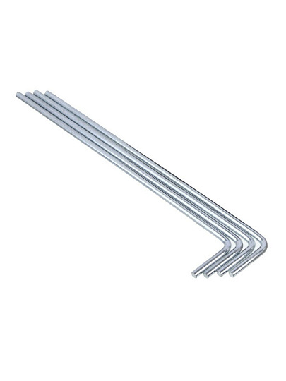 Колышки для палатки с веревкой, Руссо туристо, 122-047