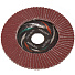 Круг лепестковый торцевой КЛТ2 для УШМ, LugaAbrasiv, диаметр 125 мм, посадочный диаметр 22 мм, зерн A80, шлифовальный - фото 2