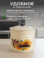 Ведро сталь, эмалированное, 10 л, с крышкой, в ассортименте, хозяйственное, Керченский металлургический завод, 41204-222/6-У2 - фото 4
