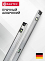 Уровень алюминий, 2000 мм, 2 глазка + 1 поворотный, линейка, рельс, серебристый, Bartex, №0021, HJ-82D - фото 5
