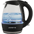 Чайник электрический стеклянный Polaris PWK 1076CGL, 1 л, 2.2 кВт, черный - фото 2