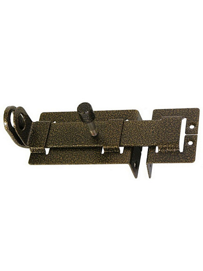 Задвижка дверная, Секрет-Киров, ЗД-04, бронза