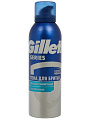 Пена для бритья Gillette, Series Питающая и тонизирующая, для чувствительной кожи, 200 мл