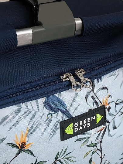 Термосумка-корзина для пикника 39х21.5х30 см, Green Days, прямоугольная, на 4 персоны, с аксессуарами, CA142054.STD