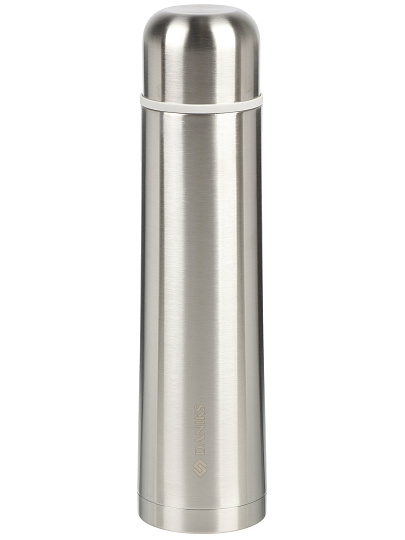 Термос нержавеющая сталь, 1 л, узкая горловина, Daniks, Прометей, колба нержавеющая сталь, серебреный, DB-1200