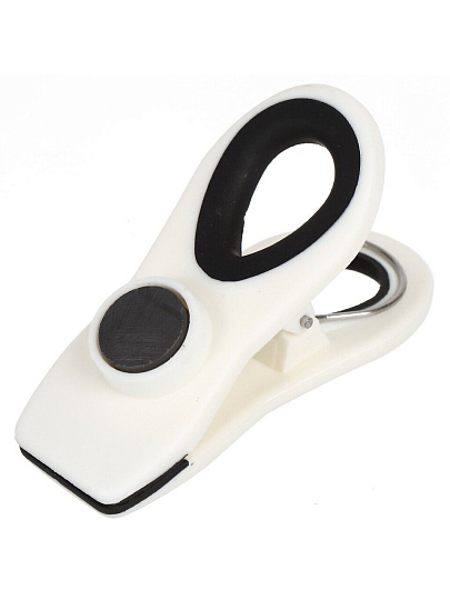 Зажим хозяйственный пластик, 7.5х3.5х3.8 см, магнитный, в ассортименте, T2022-HT080