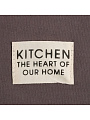 Фартук 60 х 70 см, 100% хлопок, саржа, 220 г/м2, без кармана, Этель, Kitchen, серый - фото 4