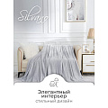 Плед 1.5-спальный, 150х200 см, велсофт жаккард, 100% полиэстер, Silvano, Silvia Однотон, светло-серый, 150/002-SIL/CL - фото 9