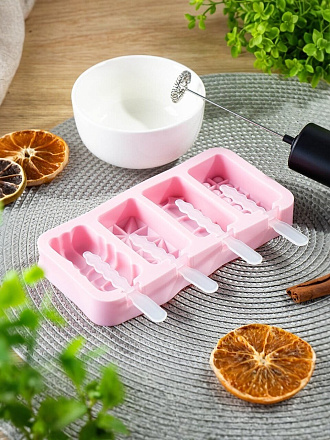 Форма для мороженного силикон, в ассортименте, Y4-8018