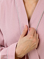 Халат унисекс, вафельный, 100% хлопок, розовый, универсальный, A160121 - фото 7