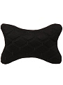 Подушка-подголовник 26х17, на сиденье, косточка, Nova Bright, 48104, черная - фото 2