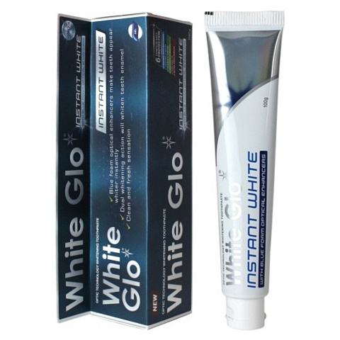 Зубная паста White Glo, Мгновенное отбеливание, 100 г