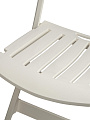 Стул складная, со спинкой, пластик, пластиковое сиденье, 82 см, 100 кг, белый, Decorona DeRiviera, DC628520011 - фото 3