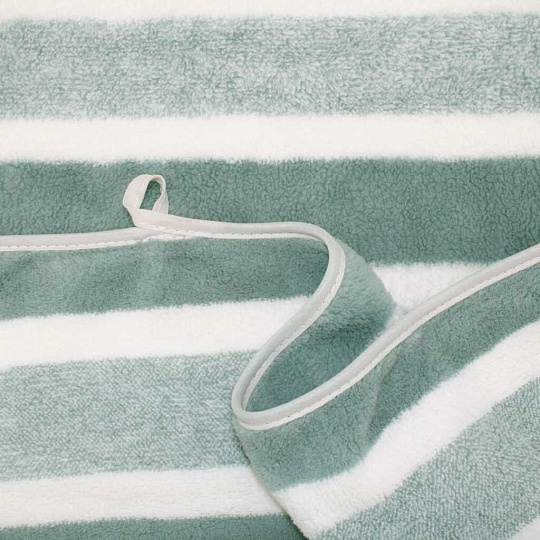 Полотенце банное 65х130 см, 80% полиэстер, 20% полиамид, 310 г/м2, Страйп, Bravo, мятное, Китай, М0908_34