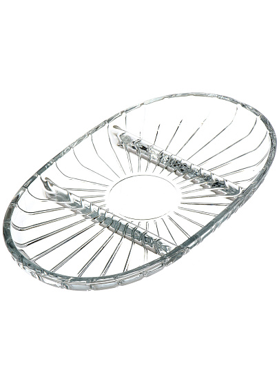 Менажница стекло, 27х16 см, 3 секции, Kaveh, Selena, PD1322GCL