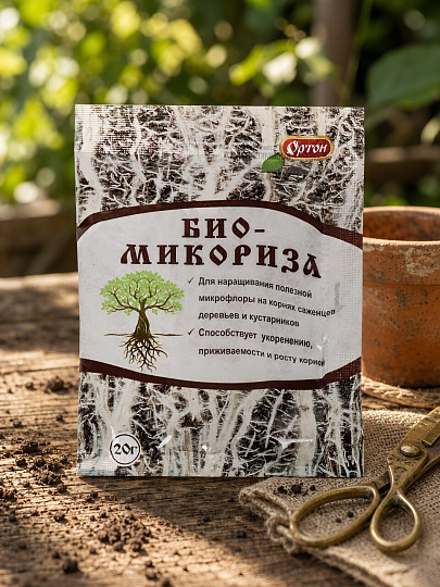 Удобрение Биомикориза, стимулятор корнеобразования, 20 г, Ортон