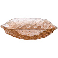 Блюдо &amp;quot;luster leaf&amp;quot; amber 37 см., 339-111 - фото 3
