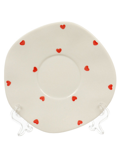 Чайная пара фарфор, 2 пр, 1 перс, 320 мл, Сердечки, В060819