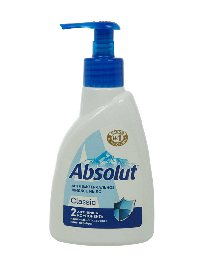 Мыло жидкое Absolut, Ультра защита, антибактериальное, 250 г