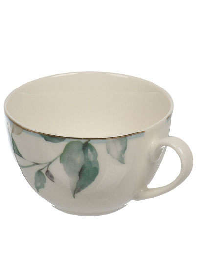 Набор чайный фарфор, 4 предмета, на 2 персоны, 270 мл, Jewel, Оливи, ПС0055-03