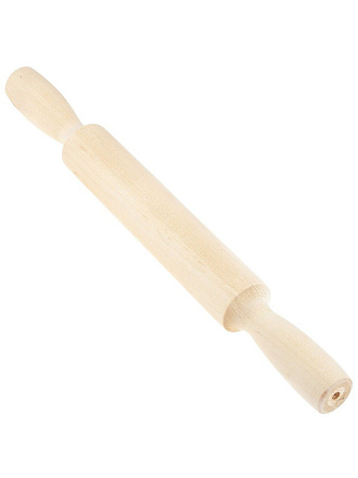 Скалка дерево, 40х4 см, береза, 1363