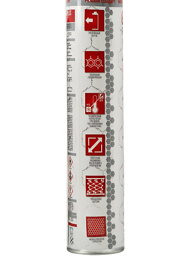 Пена монтажная Profflex, Premium 960 Plus, профессиональная, 65 л, 850 мл, 960 г, всесезонная, 00478