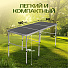 Стол складной металл, прямоугольный, 150х60х70 см, столешница МДФ, черный, Green Days, YTFT043-blck+venge - фото 13