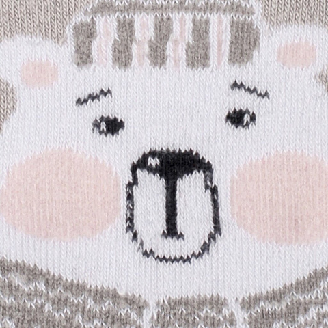 Носки для женщин, хлопок, Minimi, Inverno, серые, мишка, 3300-4