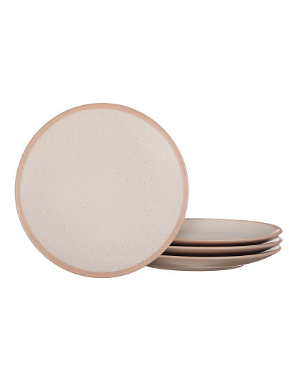 Сервиз столовый керамика, 16 предметов, на 4 персоны, Millimi, 824-185, коричневый