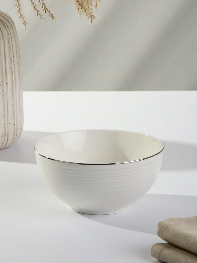 Салатник фарфор, круглый, 15х7 см, Fiesta, Fioretta, TDB723, белый