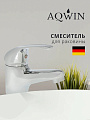 Смеситель для раковины, Aqwin, короткий излив, с картриджем, хром, A1004