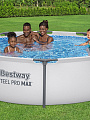 Бассейн каркасный Bestway, 305х76 см, Steel Pro Max, 56408, фильтр-насос, 4678 л - фото 2