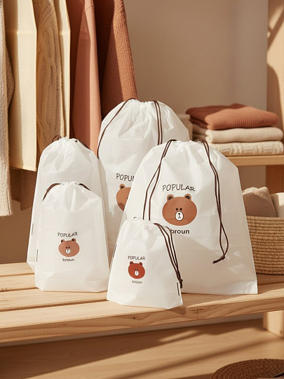 Набор чехлов без кармана, для хранения, 3 шт, 16х20, 20х30, 30х40 см, A080097